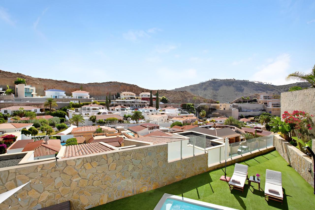 Dream Villa With Heated Pool, Rooftop & Ocean Views Mogán Zewnętrze zdjęcie